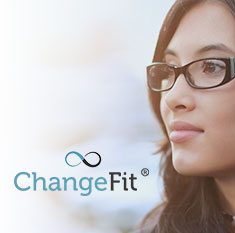 Young professional with ChangeFit® logo