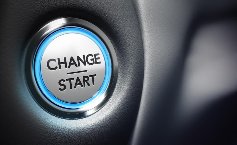 Change start button