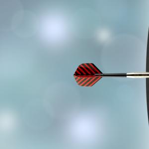 Dart in the middle of the target