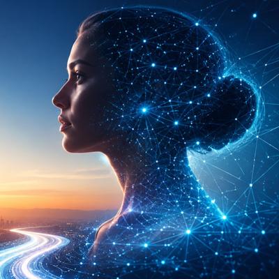 AI illustration concept