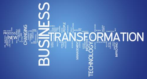 Business transformation concept