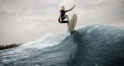 Man surfing