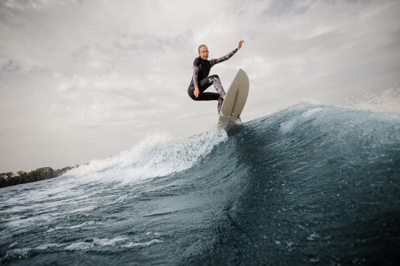 Man surfing