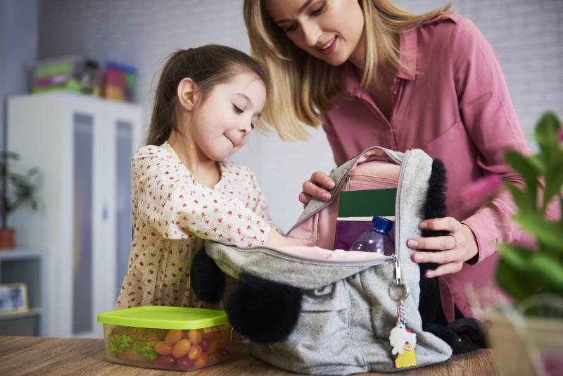 Mother and daughter playing together