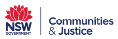 NSW Communities & Justice logo